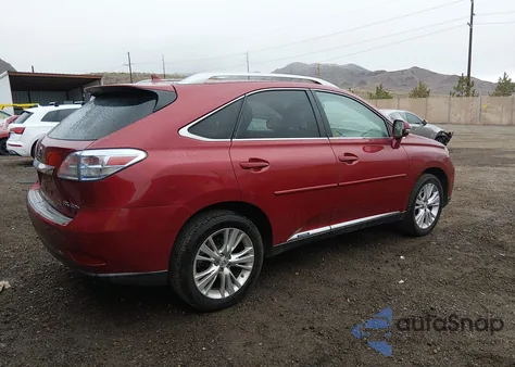 2010 Lexus Rx 450H z USA, uszkodzony, nr VIN JTJBC1BA2A2020510